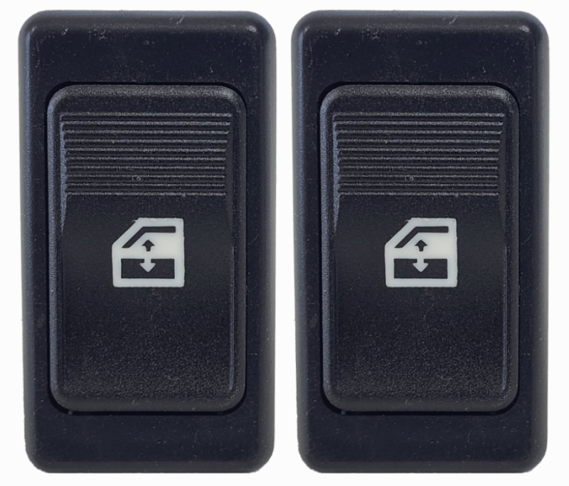 2 Pack Pipeman's Installation Solution 6 Pin Black Car Window Switch EWD-157