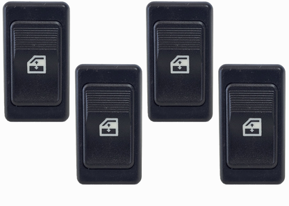 4 Pack Pipeman's Installation Solution 6 Pin Black Car Window Switch EWD-157