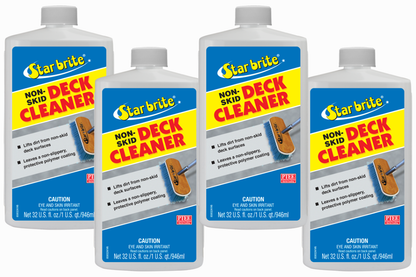 4 Pack Starbrite Non-Skid Deck Cleaner and Protectant With PTEF Protection 32 oz 85932