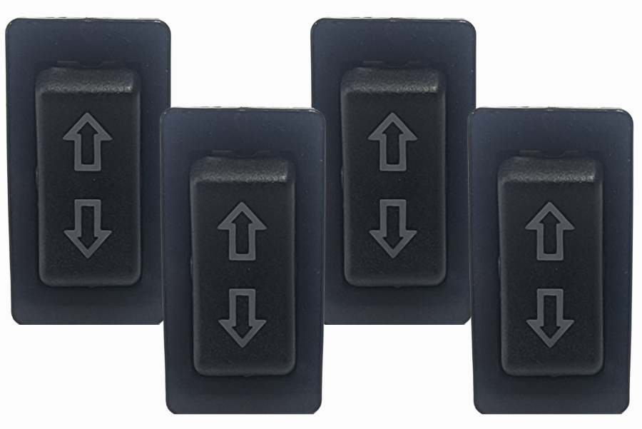 4 Pack Pipeman's Installation Solution 5 Pin Illuminated Car Window Switch EWD-151