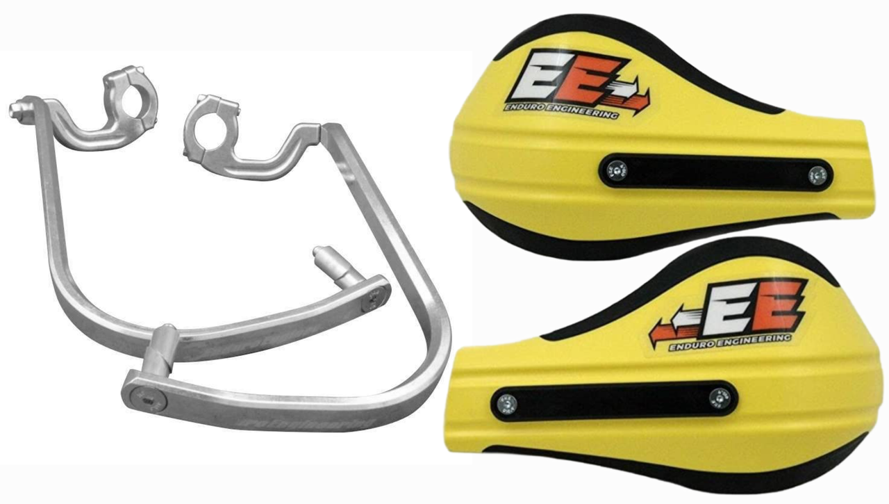 Enduro Engineering Evolution 2 Debris Deflectors for 7/8" Bars 50-5232S / 51-228 Yellow