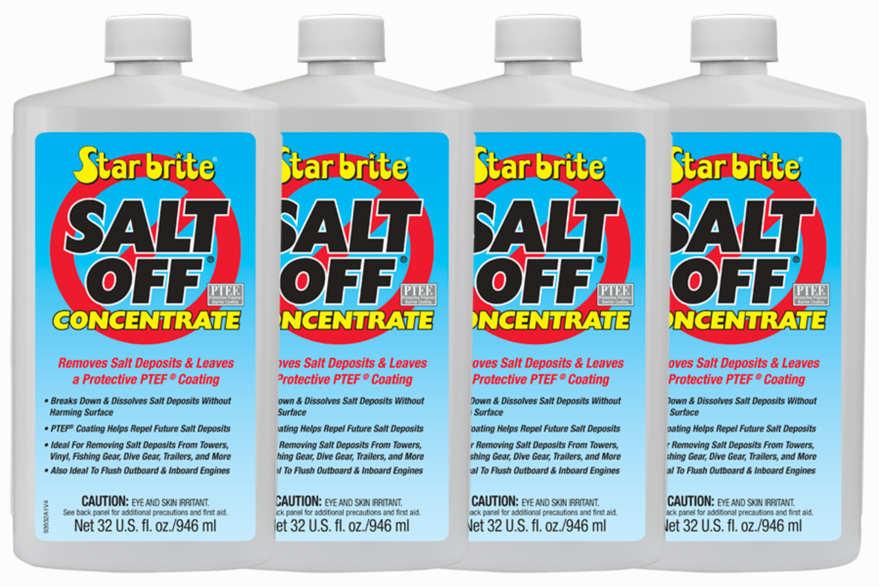 4 Pack Star Brite Salt Off Concentrate PTEF Protective Coating - 32 oz - 93932