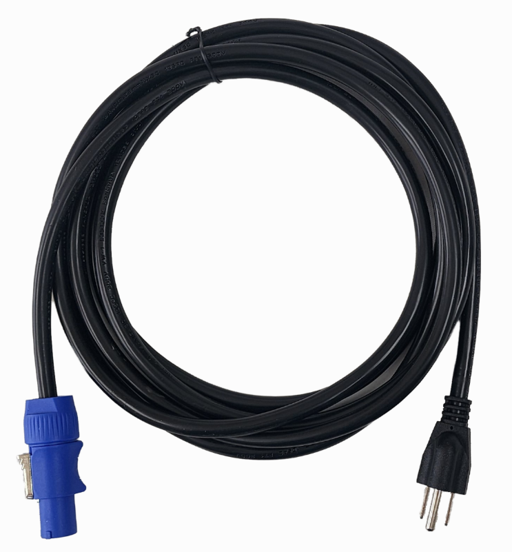 Audiopipe 12 Foot 14 Gauge PowerCon Male Connector to Power Cable X-1014-12P