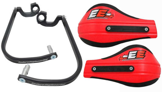 Enduro Engineering Evo 2 Debris Deflectors for 1 1/8" Bars 50-5218B / 51-226 Red