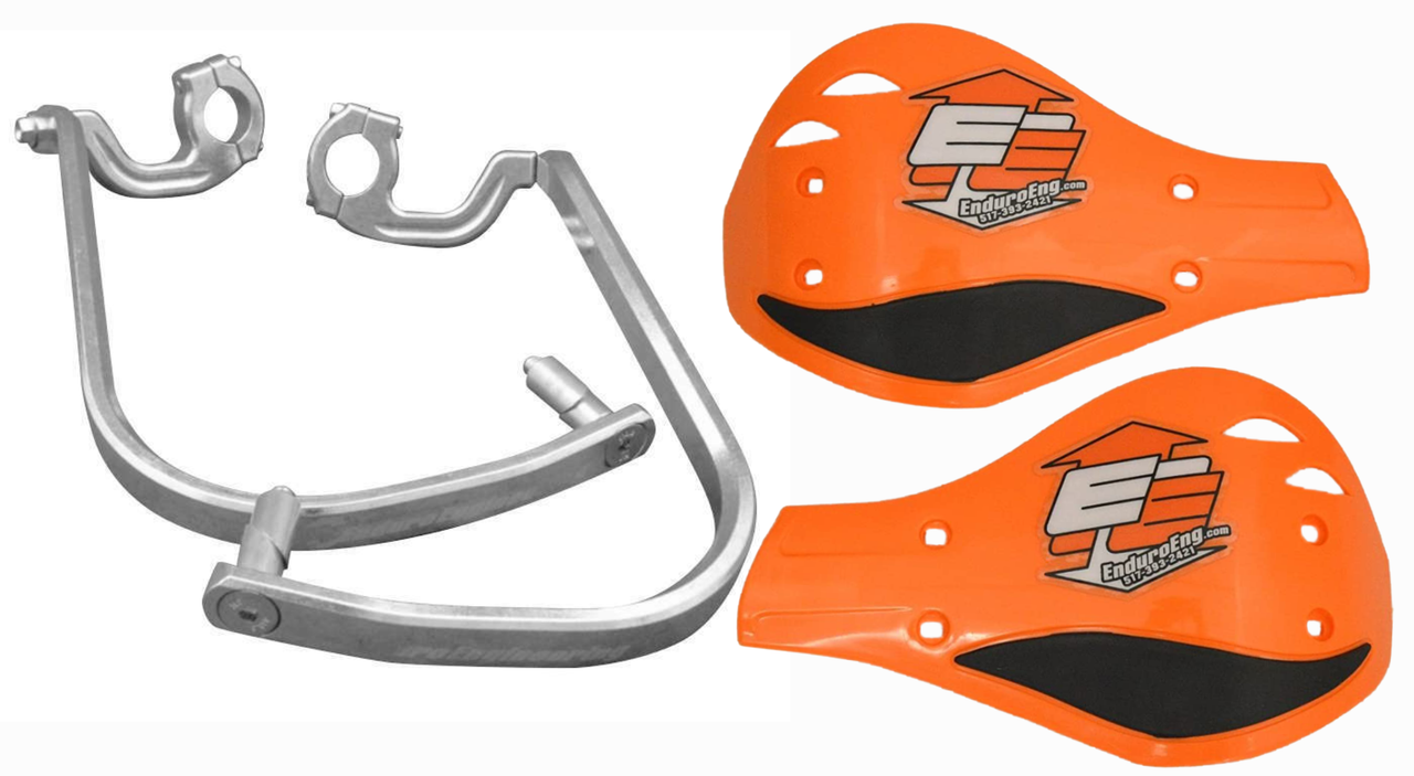 Enduro Engineering Evolution 2 Debris Deflectors for 7/8" Bars 50-5232S / 51-125 Orange