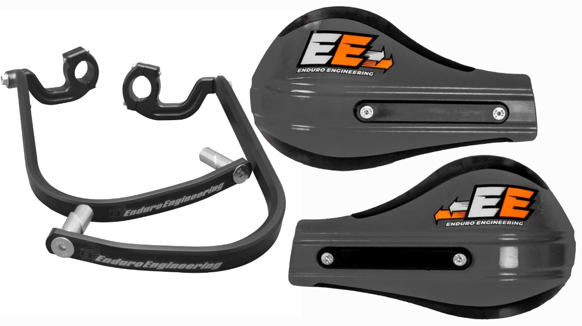 Enduro Engineering EVO 2 Grey Debris Deflectors for  7/8" Bars 50-5232B / 51-227