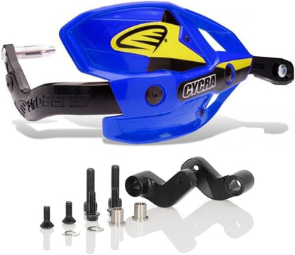 Cycra Pro Bend Ultra Bar Pack with Flexx Link Bar Adapter Mount (Blue) - 1CYC-7508-62X