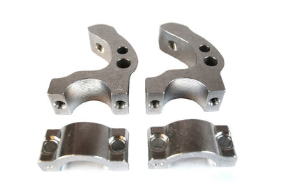 Enduro Engineering Replacement Clamps for 7/8" inch Handlebars - Silver 50-232S