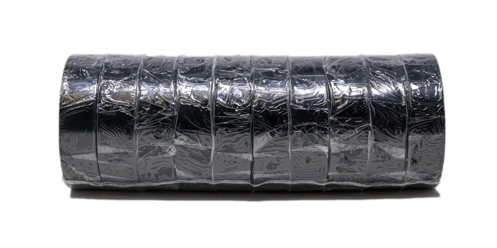 Black Electrical Tape 3/4" x 60' UL Listed ET-11 10 Rolls NA High Quality