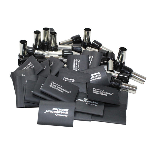 Pipeman's 25 Piece 4 Gauge Wire Ferrules Terminal with Heat Shrink is-TFK-4
