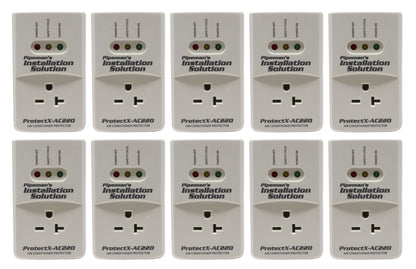 10 Pack AC 220v Surge Brownout Voltage Protector 3600 Watts Freezer (New Model)