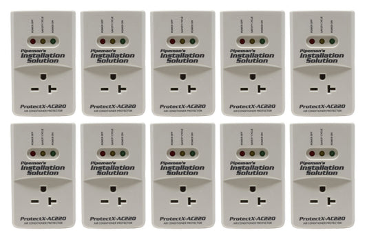 10 Pack AC 220v Surge Brownout Voltage Protector 3600 Watts Freezer (New Model)