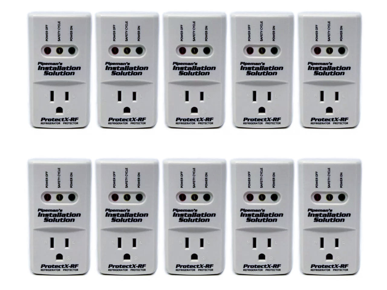 10-Pack 1875 Watts Refrigerator Voltage Surge Protector Appliance (New Model)