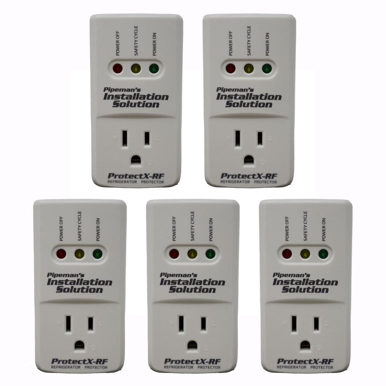 5 Pack AC Voltage Protector Brownout Surge Refrigerator 1875 Watt Appliance