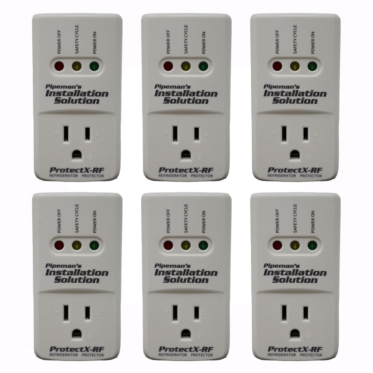 6 pcs Voltage Protector Brownout Surge Refrigerator 1875 Watts Appliance NEW