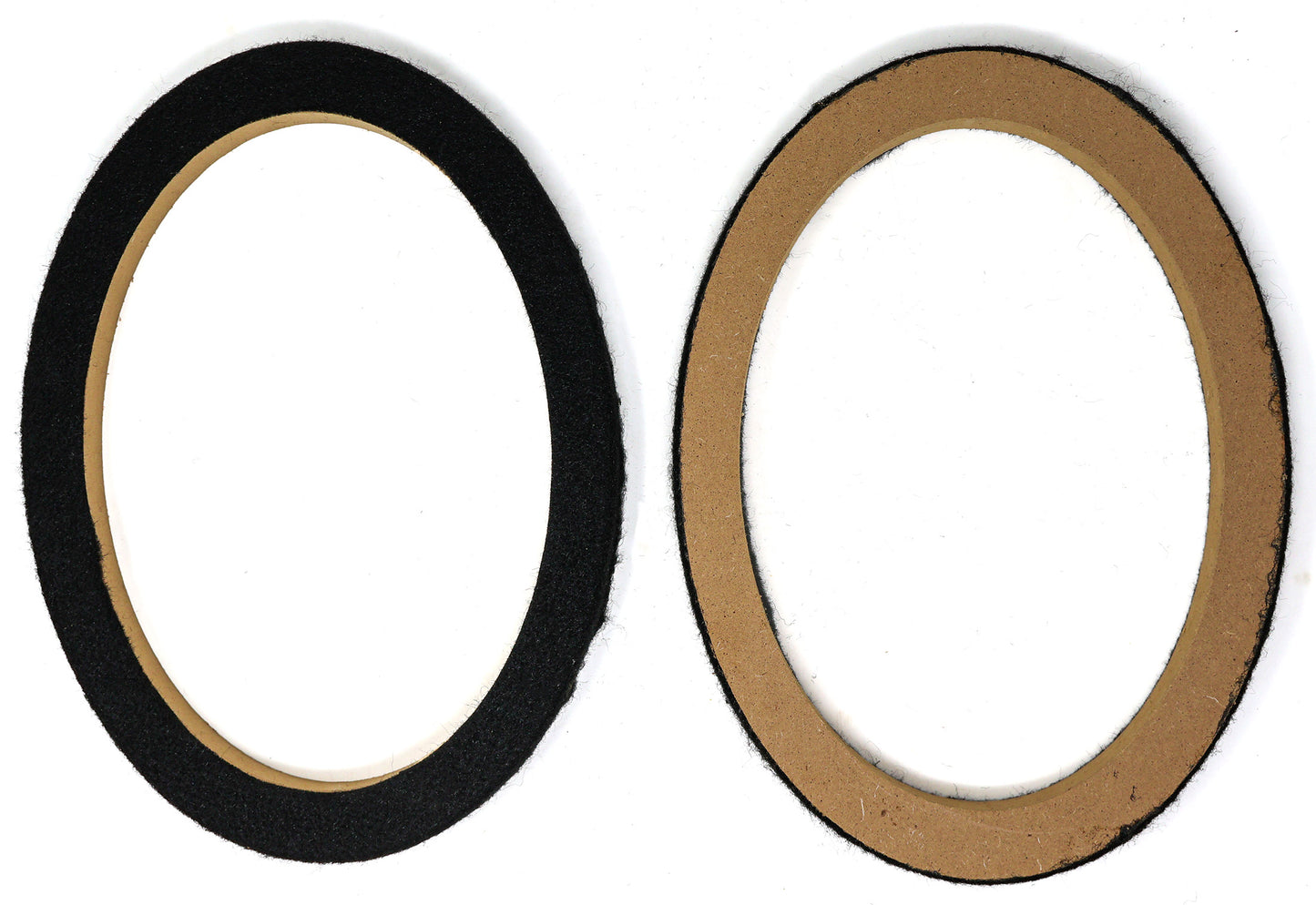 1 Pair 6 x 9" MDF Speaker Ring Black SPEAKER MOUNTING SPACER RINGS CAR AUDIO