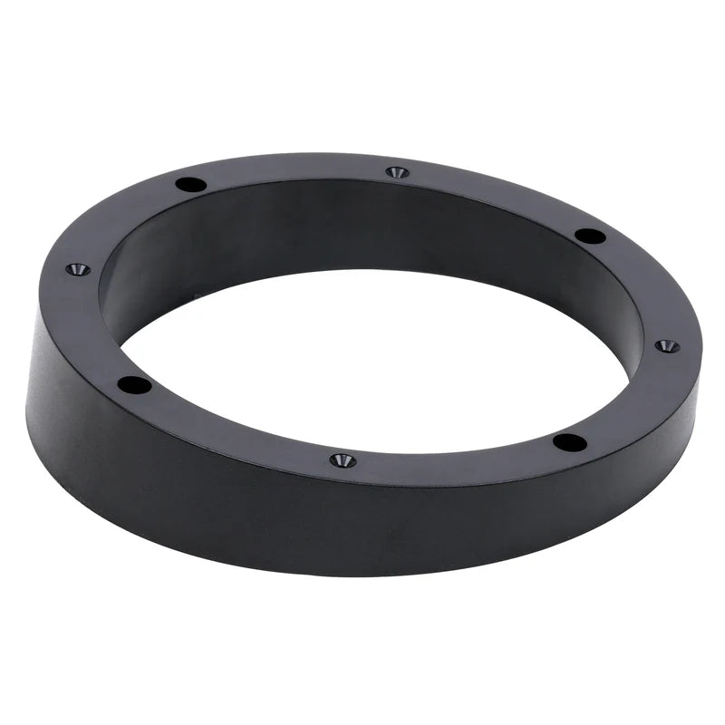 Audiopipe 6 Piece Set 6.5" Plastic Beveled Speaker Spacer Rings - Subwoofer Mid Range Custom Installation Mounting Adapter