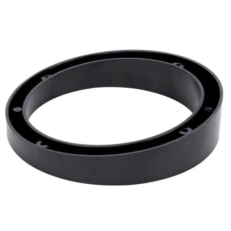 Audiopipe 6 Piece Set 6.5" Plastic Beveled Speaker Spacer Rings - Subwoofer Mid Range Custom Installation Mounting Adapter