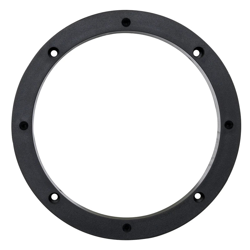 Audiopipe 6 Piece Set 6.5" Plastic Beveled Speaker Spacer Rings - Subwoofer Mid Range Custom Installation Mounting Adapter