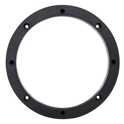 Audiopipe 6 Piece Set 6.5" Plastic Beveled Speaker Spacer Rings - Subwoofer Mid Range Custom Installation Mounting Adapter