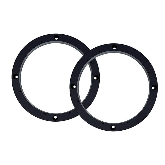Audiopipe RINGPVC6 6.5 Universal Speaker Space Rings Adds 1" Extra Mounting Dept