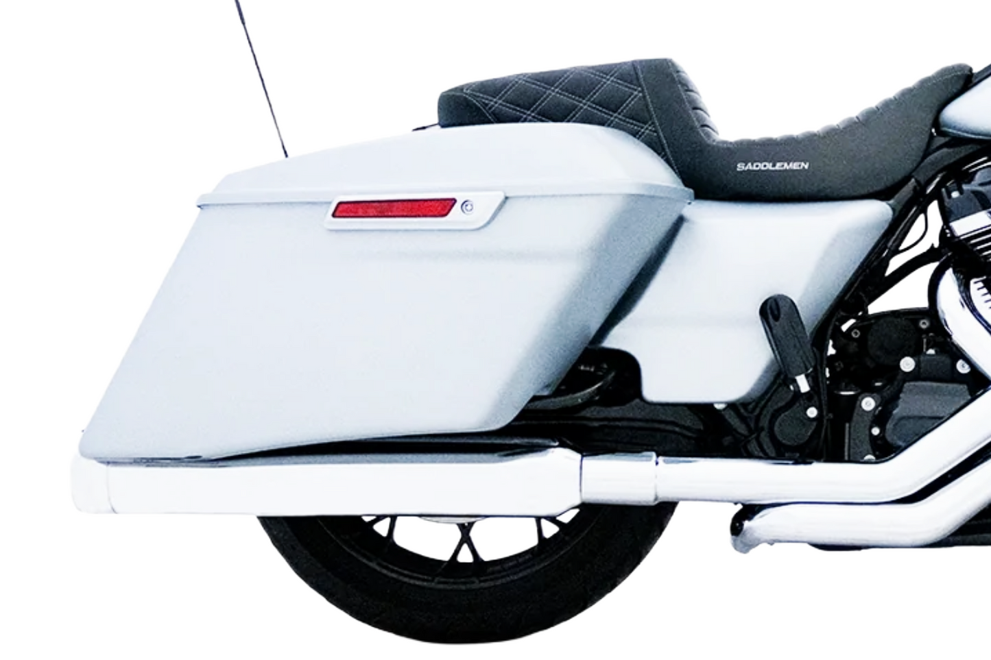 Rinehart Racing DBX & MotoPro Crossback True Duals for 2017-Later M8 Baggers Chrome 100-1600