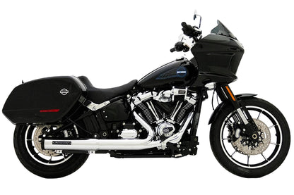 Rinehart HP40 2-into-1 Slip-on 2025 Softail Chrome with Black Badge & End Cap