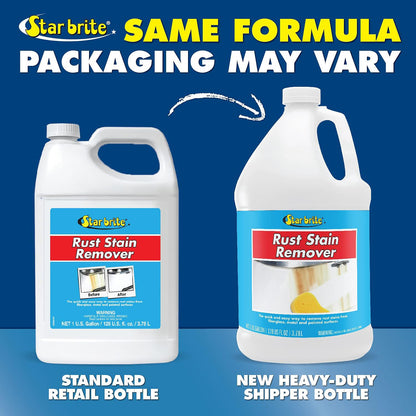 Star brite Rust Stain Remover 2 gal Dissolve Corrosion Stains Fiberglass, Metal