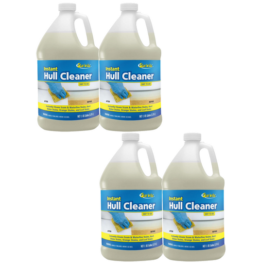 4-Pack Star Brite Instant Hull Cleaner 1 Gal. Cleans Boat Yellowing and Grime