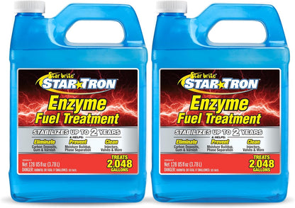 STAR BRITE Star Tron Enzyme Fuel Treatment Concentrated Gas Formula 2 Gallons