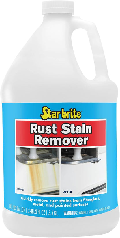Star brite Rust Stain Remover 2 gal Dissolve Corrosion Stains Fiberglass, Metal