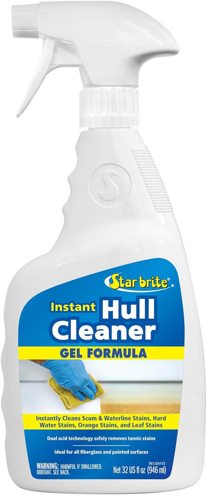 STAR BRITE Instant Hull Cleaner 32oz Gel Spray Remove Stains, Fiberglass 096132