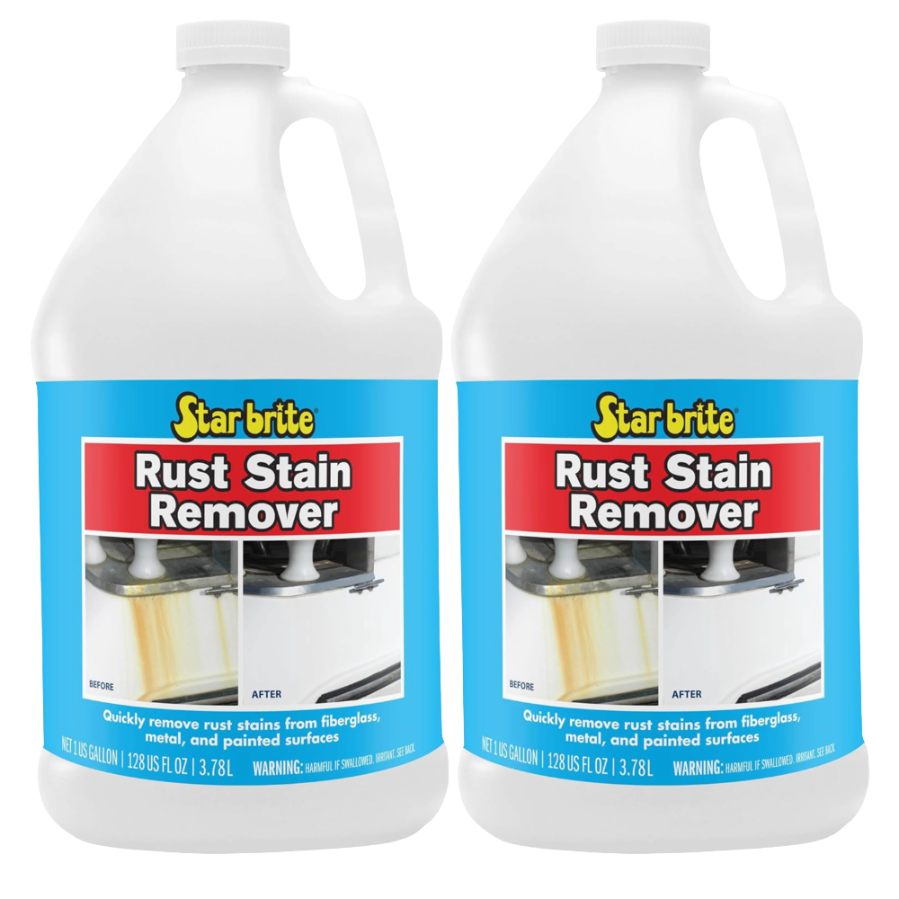 Star brite Rust Stain Remover 2 gal Dissolve Corrosion Stains Fiberglass, Metal
