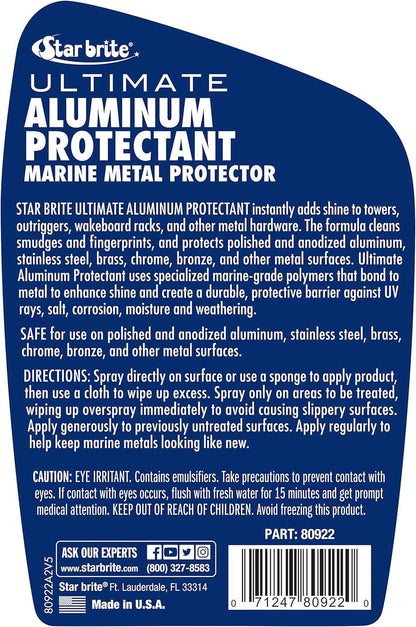 Star Brite Ultimate Aluminum Protectant 22oz 080922 Towers Outriggers Pontoon