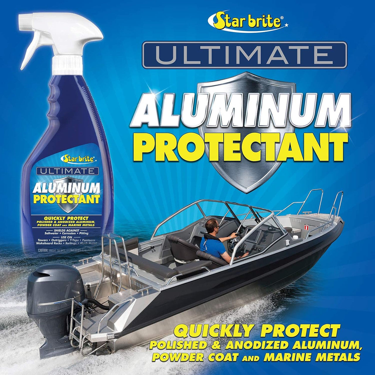 Star Brite Ultimate Aluminum Protectant 22oz 080922 Towers Outriggers Pontoon