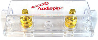 10 Pack of Audiopipe Heavy Duty ANE ANL 24 Kt Gold Finish Fuse Holder Block CQ-1100