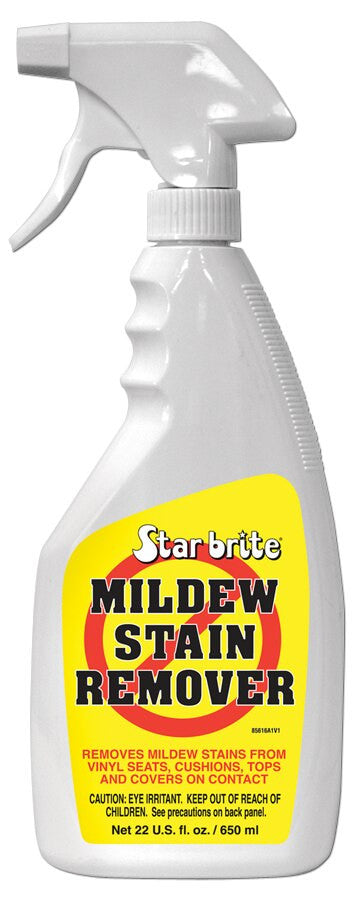 6 Pack Star Brite Mildew Stain Remover 22oz Spray Bottle - 85616