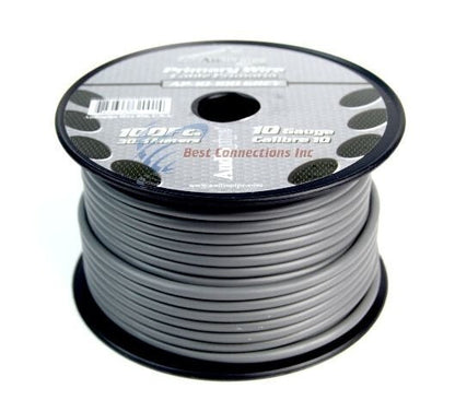 10 GA Gauge 100ft Spools Primary Auto Remote Power Ground Wire Cable (2 Rolls)