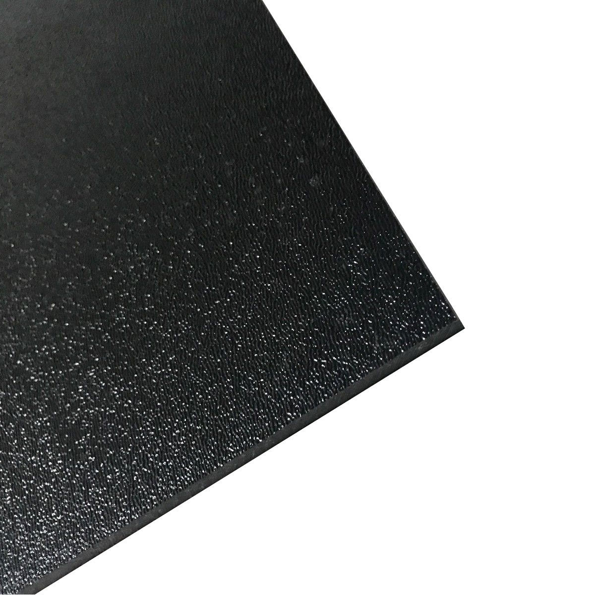 2 Pack ABS Plastic Textured Plastic Sheet 12in x 12in x 3/16in Black Smooth