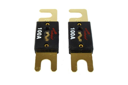 1 pair 100 Amp ANL Fuses Gold Plated Audiopipe Blister Fuses Car Audio Stereo