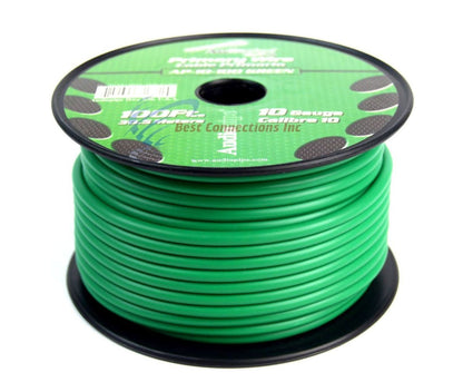 10 GA GAUGE 100 FT SPOOLS PRIMARY AUTO REMOTE POWER GROUND WIRE CABLE (3 ROLLS)