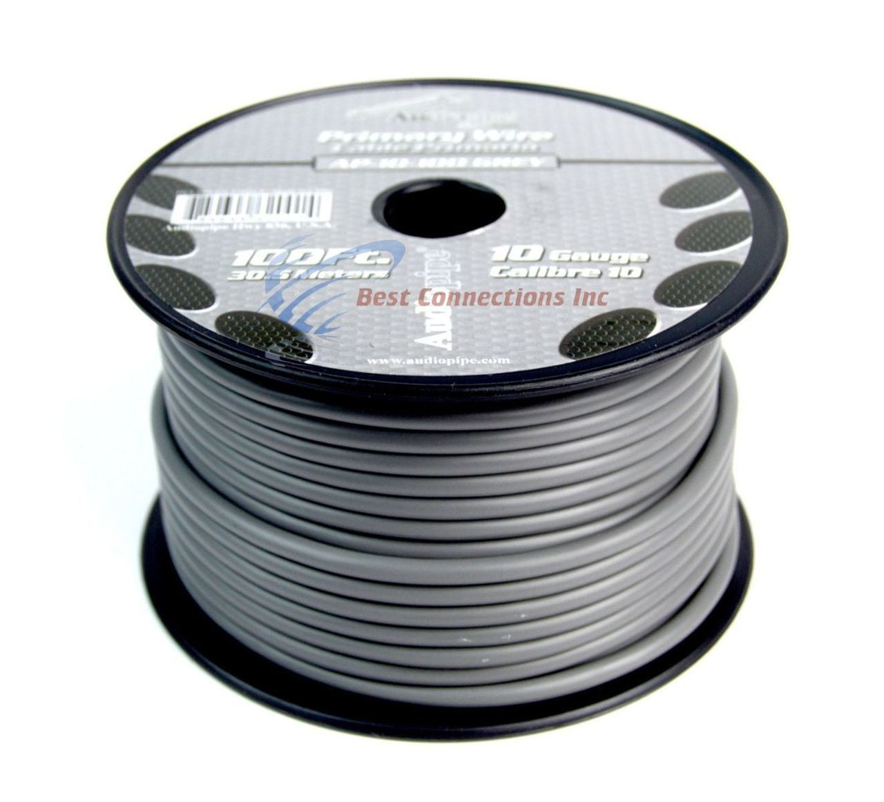 10 GA GAUGE 100 FT SPOOLS PRIMARY AUTO REMOTE POWER GROUND WIRE CABLE (3 ROLLS)