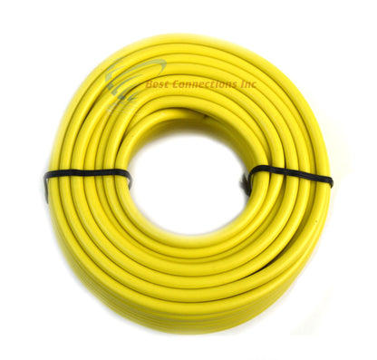 10 GA Gauge 50' Feet Yellow Audiopipe Car Audio Home Remote Primary Cable Wire