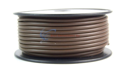 12 GA gauge 100' Brown Audiopipe Car Audio Home Primary Wire LED