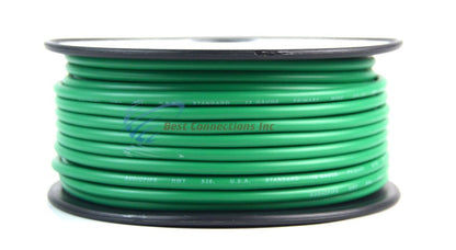 12 GA gauge 100' Green Audiopipe Car Audio Home Primary Wire