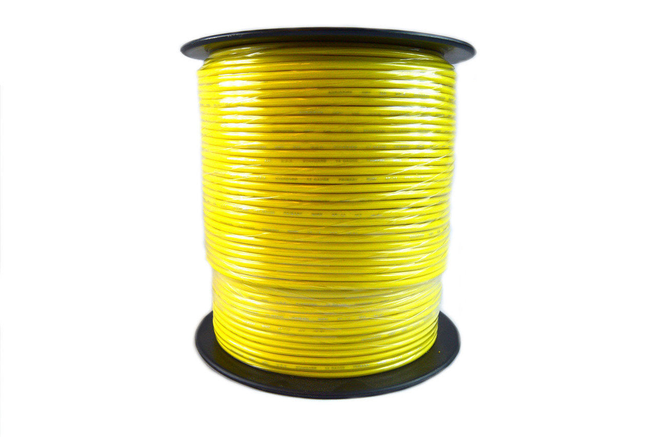 12 Gauge 500' FT General Purpose Wire 12Volt LED Trailer (Yellow)