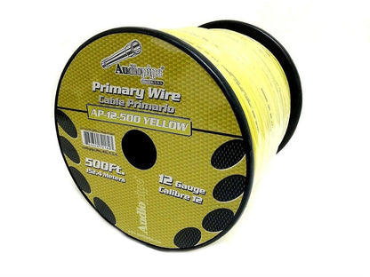 12 Gauge 500' FT General Purpose Wire 12Volt LED Trailer (Yellow)