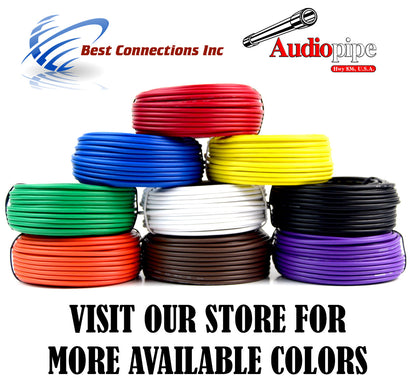 14 GA 50' Black Audiopipe Car Audio Home Remote Primary Cable Wire