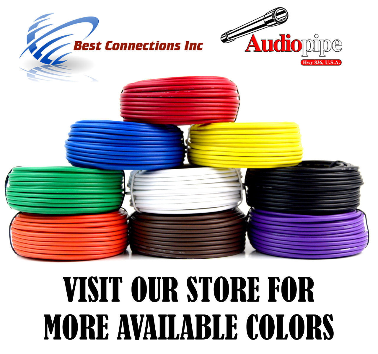 14 GA 50' Pink Audiopipe Car Audio Home Remote Primary Cable Wire