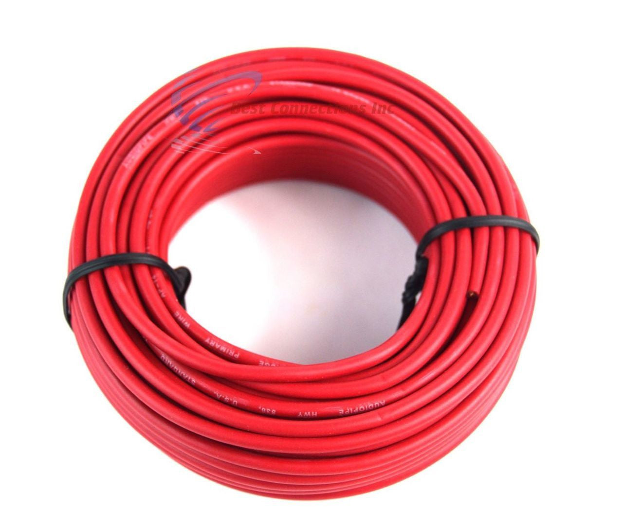 14 GA 50' Red Audiopipe Car Audio Home Remote Primary Cable Wire